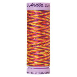 Mettler sewing thread spool in Smiley Mix (9841) - 50wt 100m