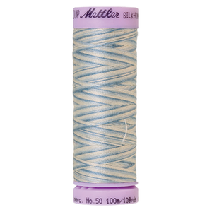 Mettler sewing thread spool in Tranquil Blue (9810) - 50wt 100m