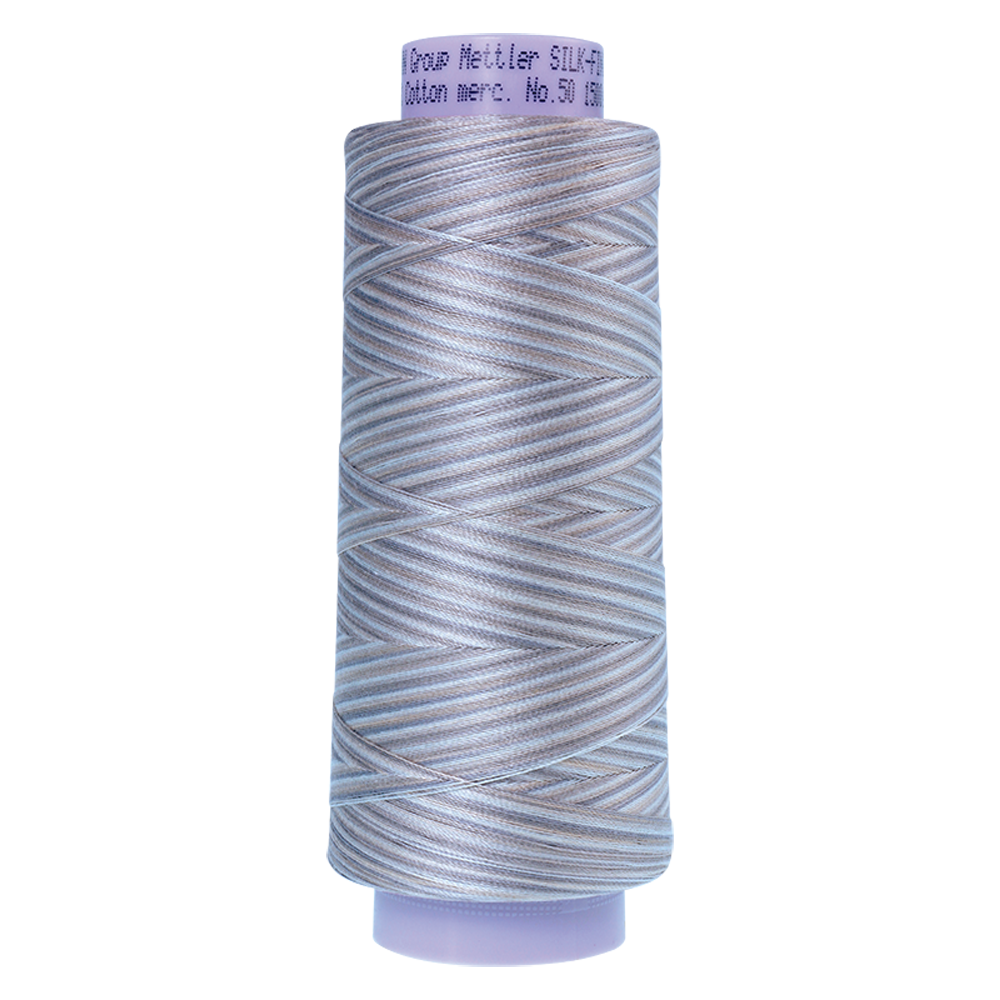 Mettler sewing thread spool in Dove Grey (9860) - 50wt 1372m