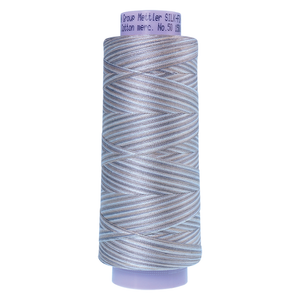 Mettler sewing thread spool in Dove Grey (9860) - 50wt 1372m