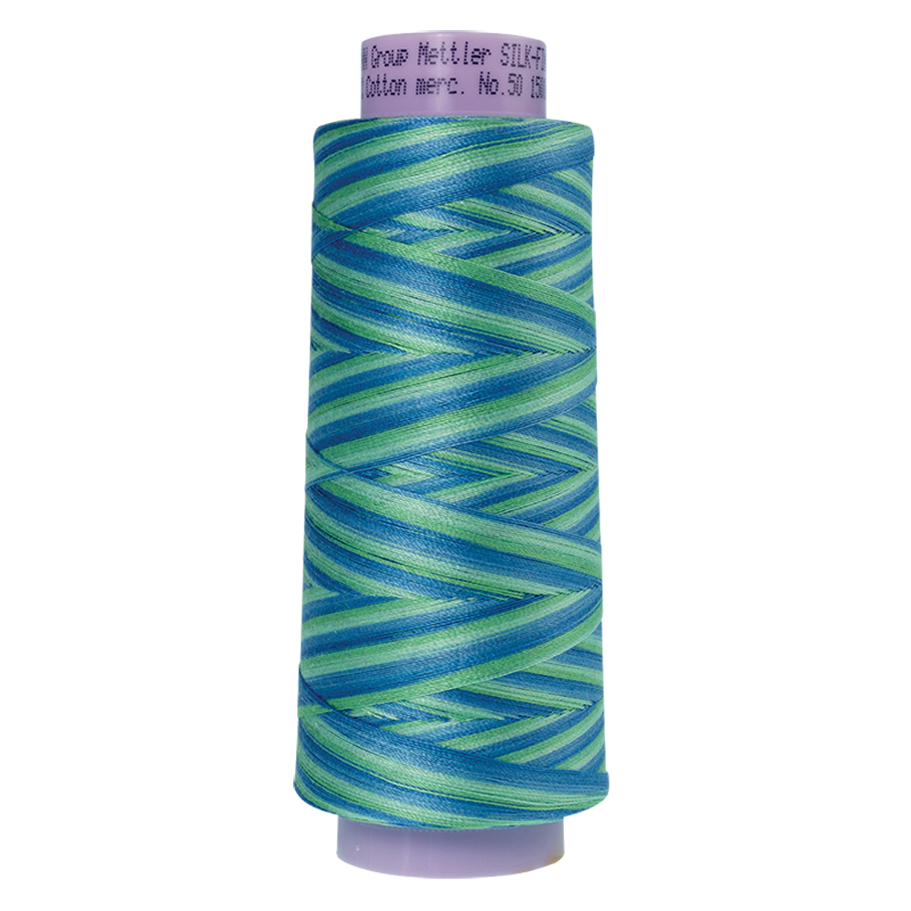 Mettler sewing thread spool in Seaspray (9814) - 50wt 1372m