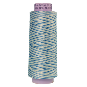Mettler sewing thread spool in Tranquil Blue (9810) - 50wt 1372m