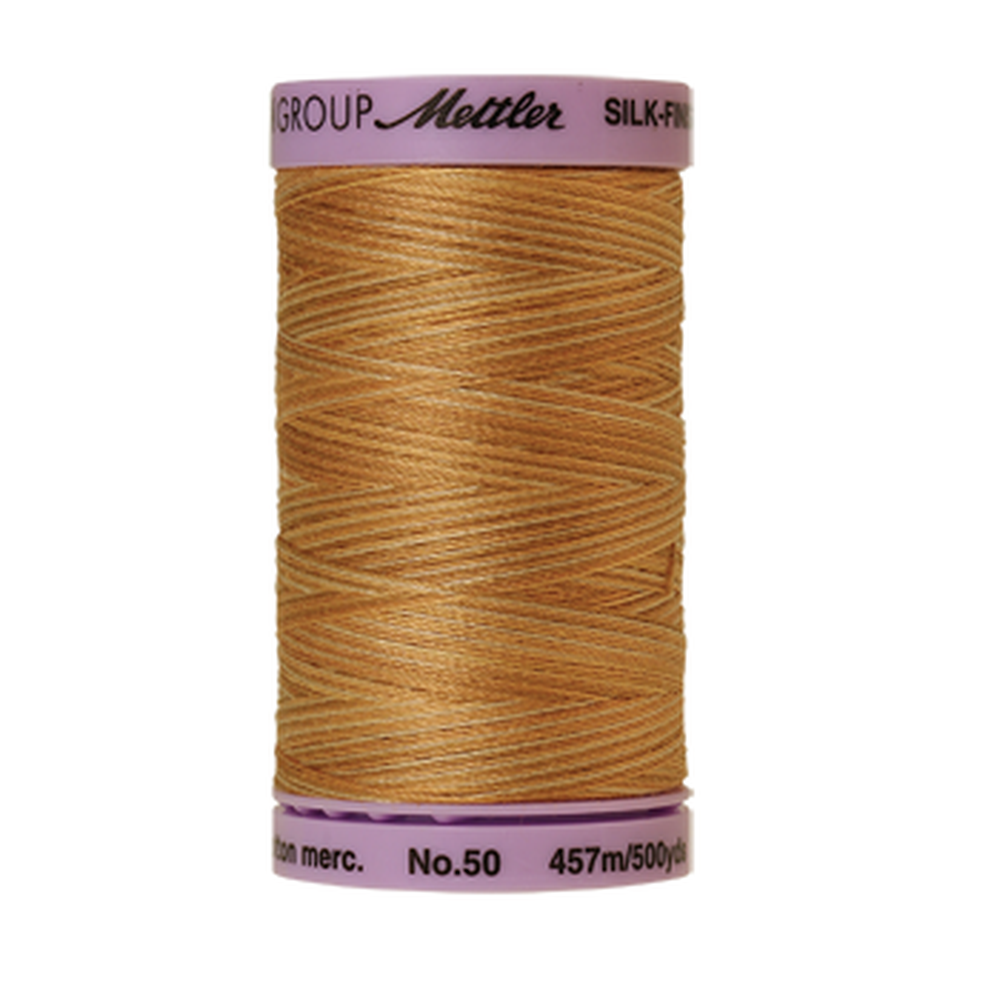 Mettler sewing thread spool in Bleached Straw (9855) - 50wt 457m