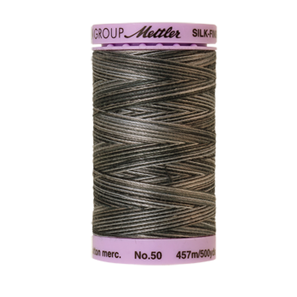 Mettler sewing thread spool in Charcoal (9861) - 50wt 457m