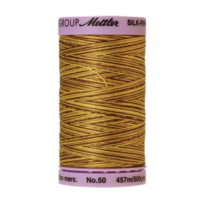 Mettler sewing thread spool in Choco Banana (9828) - 50wt 457m