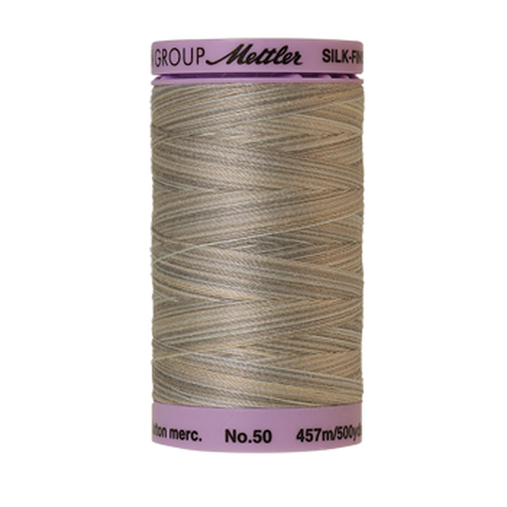 Mettler sewing thread spool in Dove Grey (9860) - 50wt 457m