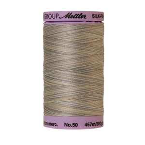 Mettler sewing thread spool in Dove Grey (9860) - 50wt 457m