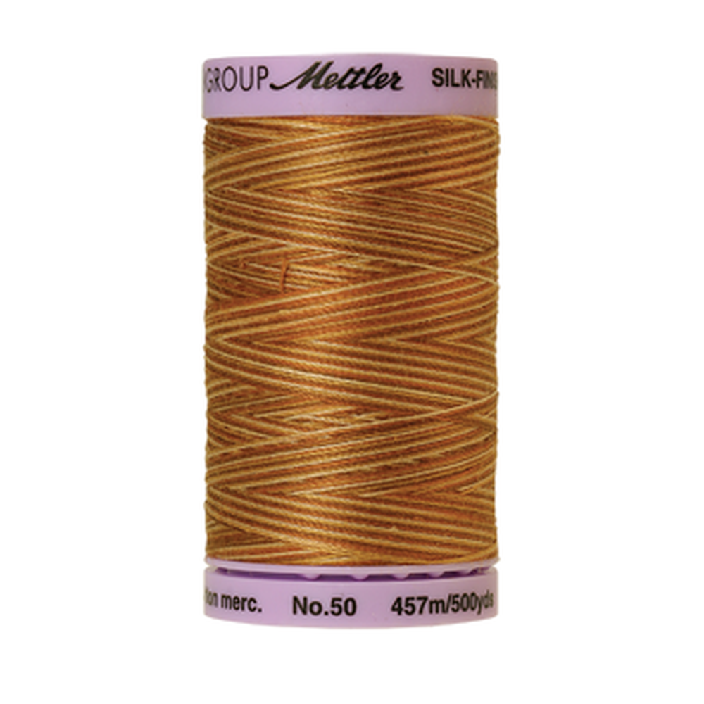 Mettler sewing thread spool in Iced Coffee (9853) - 50wt 457m