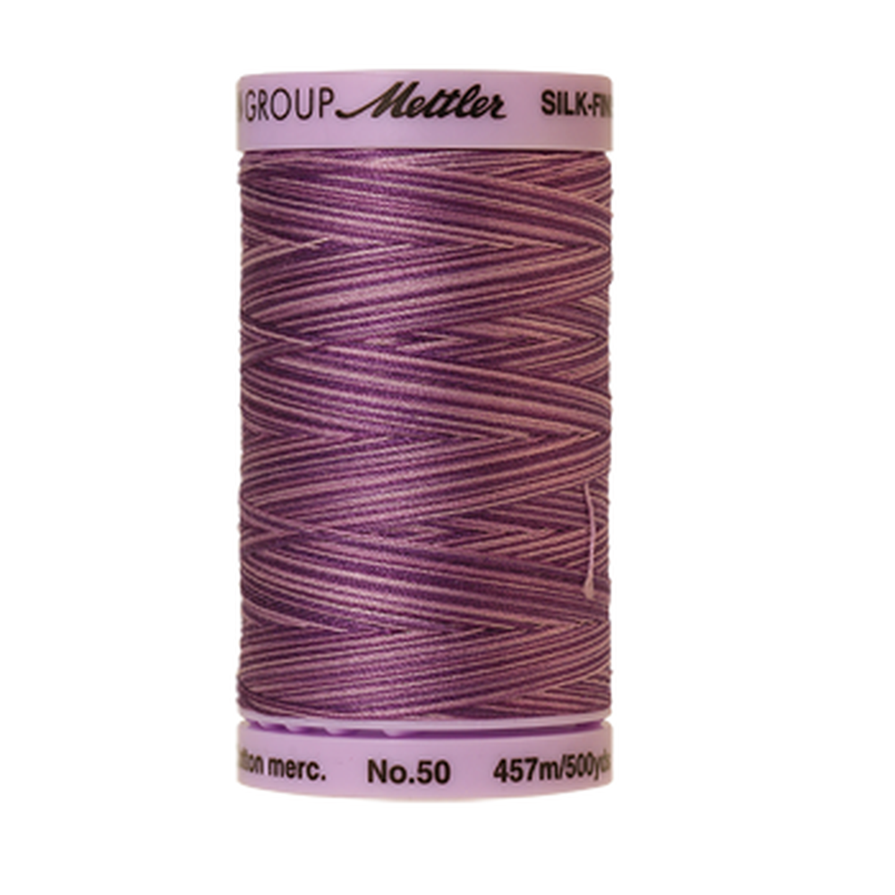 Mettler sewing thread spool in Lilac Bouquet (9838) - 50wt 457m