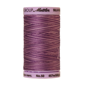 Mettler sewing thread spool in Lilac Bouquet (9838) - 50wt 457m