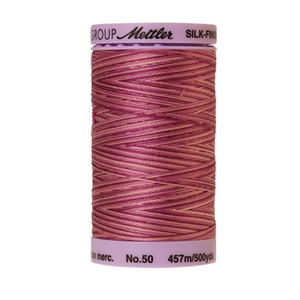 Mettler sewing thread spool in Pink Flox (9839) - 50wt 457m