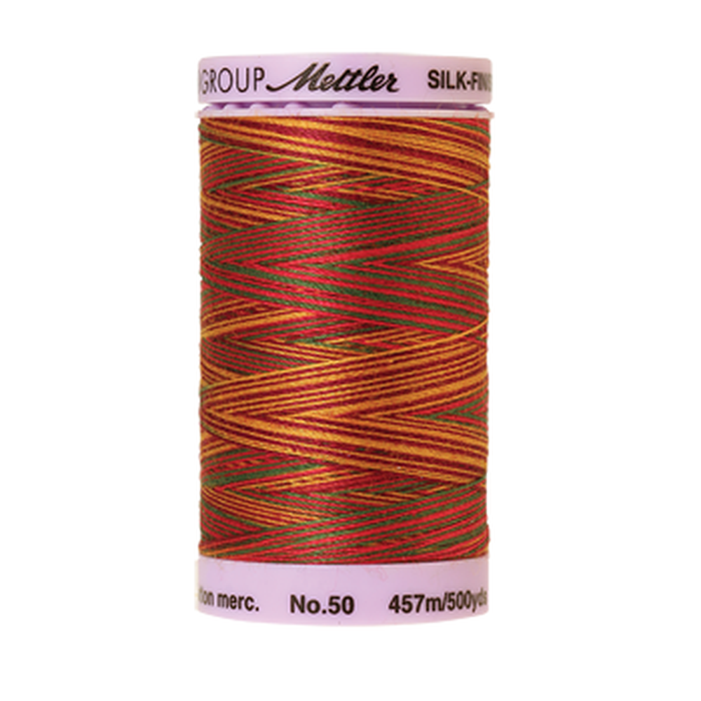Mettler sewing thread spool in Poppy Garden (9851) - 50wt 457m
