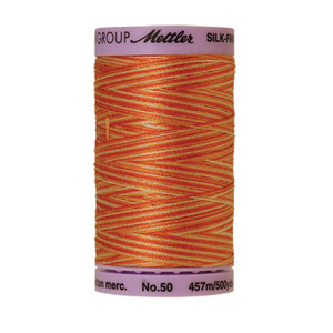 Mettler sewing thread spool in Rust Ombre (9834) - 50wt 457m