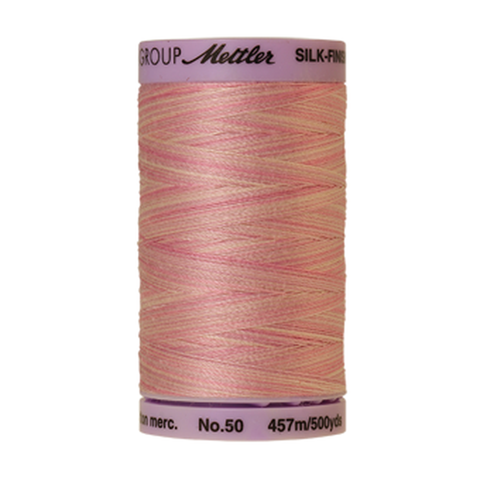 Mettler sewing thread spool in So Soft Pink (9837) - 50wt 457m