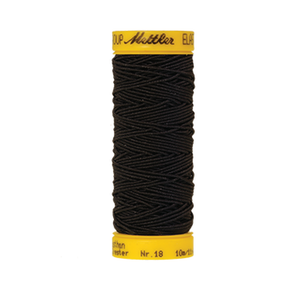 Mettler embroidery thread spool in Black (4000) - 18/1 10m