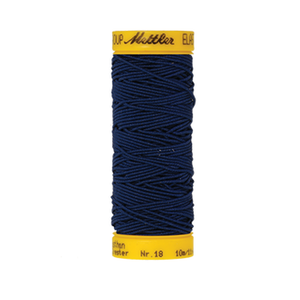 Mettler embroidery thread spool in Blue Black (0810) - 18/1 10m