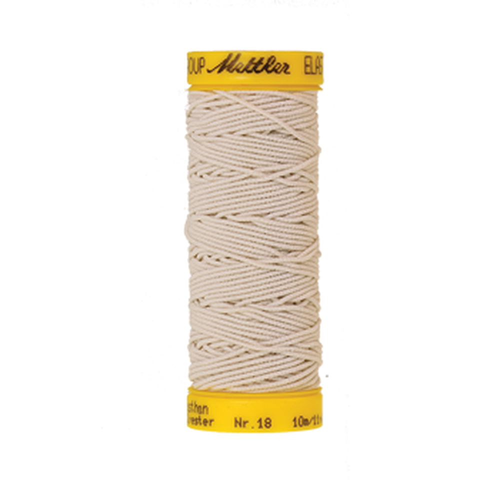 Mettler embroidery thread spool in Eggshell (1000) - 18/1 10m