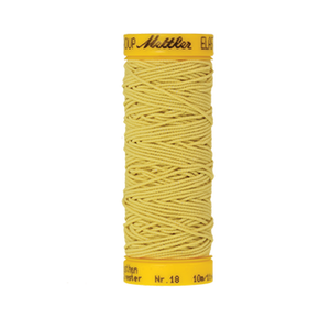 Mettler embroidery thread spool in Yellow (0116) - 18/1 10m