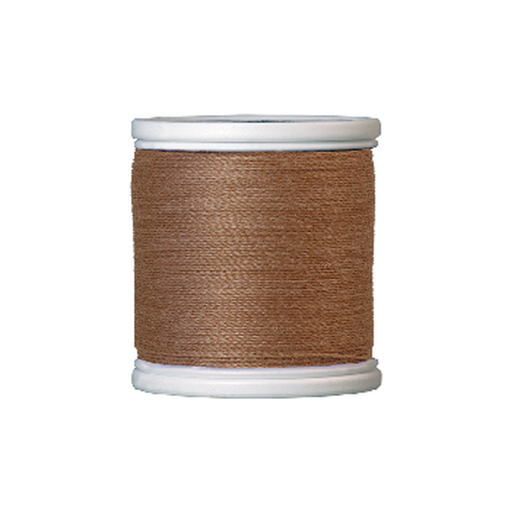 Mettler embroidery thread spool in Dark Rattan (0267) - 24/2 125m