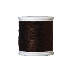 Mettler embroidery thread spool in V Dark Brown (1002) - 24/2 125m