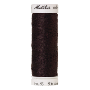Mettler embroidery thread spool in Poly Bitter Chocolate (0796) - 24/2 30m