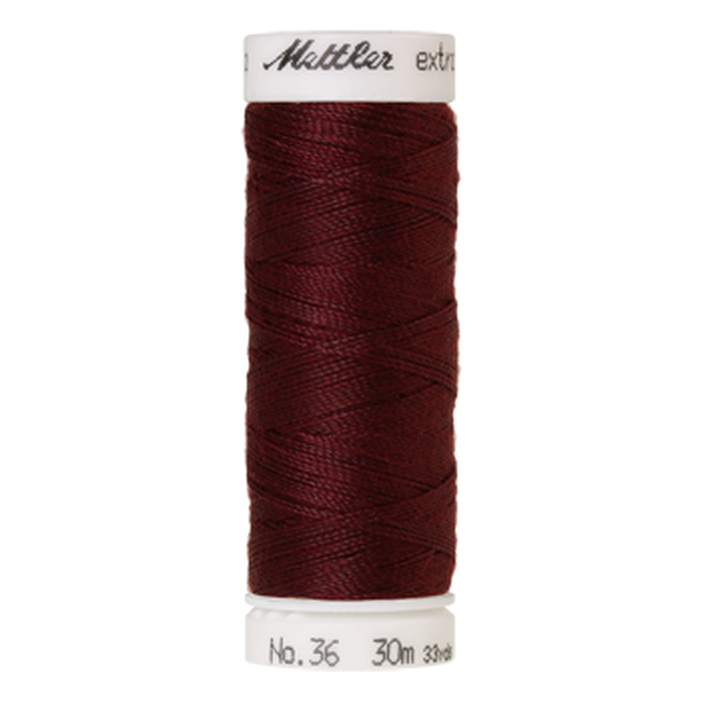 Mettler embroidery thread spool in Beet Red (0111) - 24/2 30m