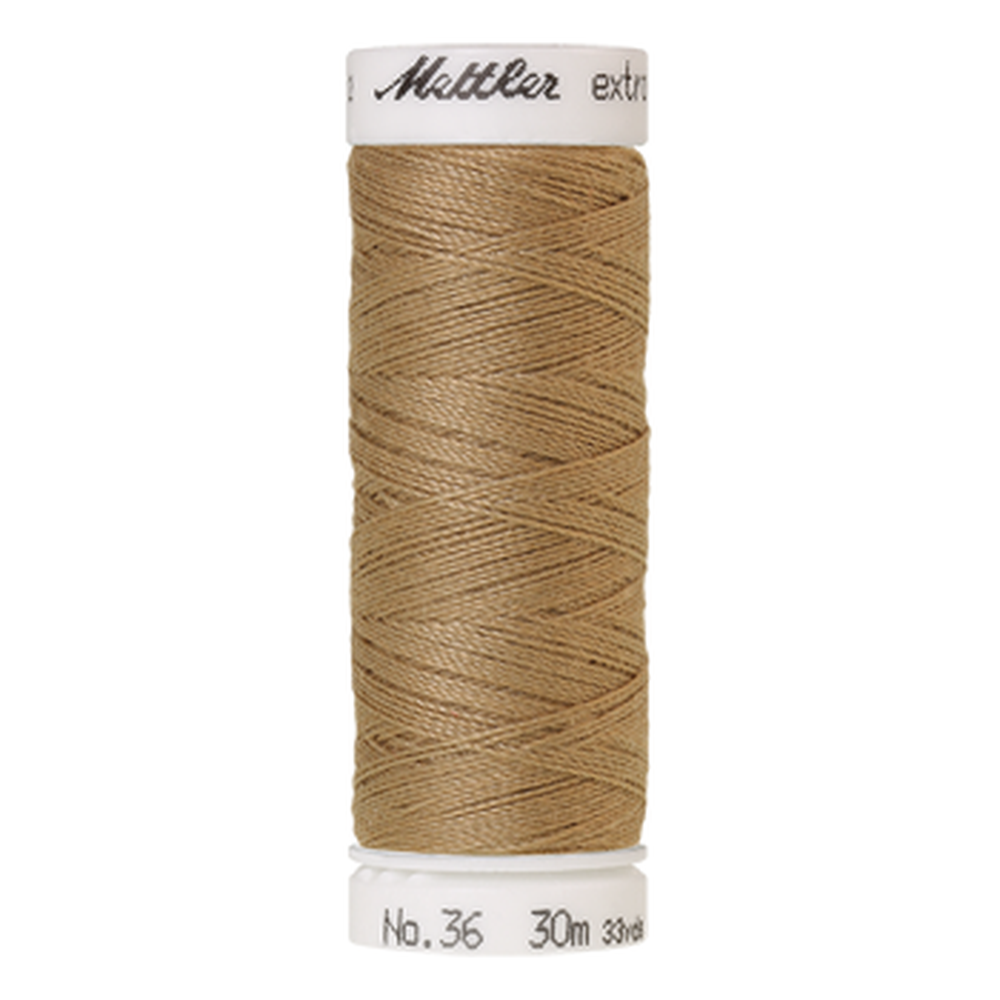 Mettler embroidery thread spool in Dark Rattan (0267) - 24/2 30m