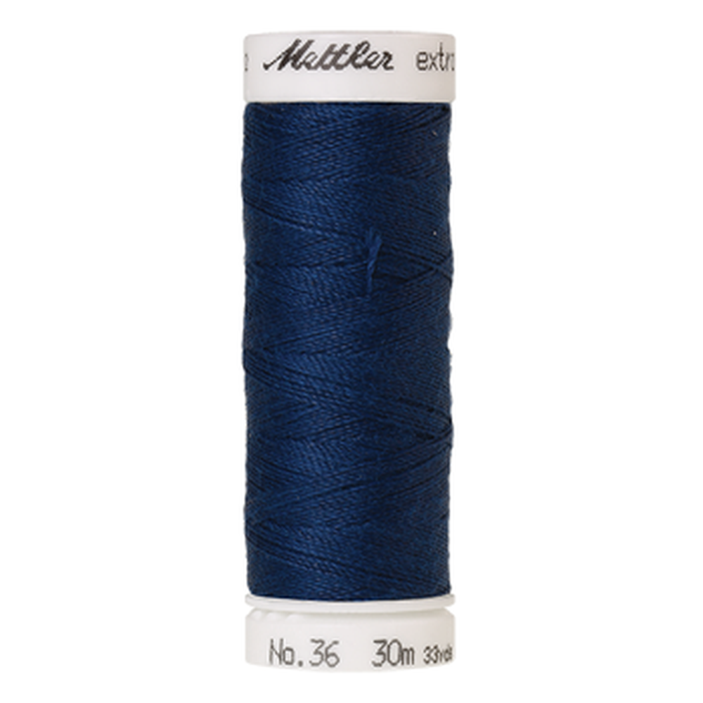 Mettler embroidery thread spool in Night Blue (0823) - 24/2 30m