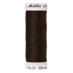 Mettler embroidery thread spool in Very Dk Brown (1002) - 24/2 30m