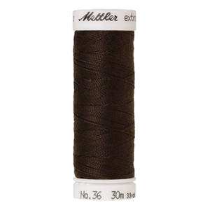 Mettler embroidery thread spool in Very Dk Brown (1002) - 24/2 30m
