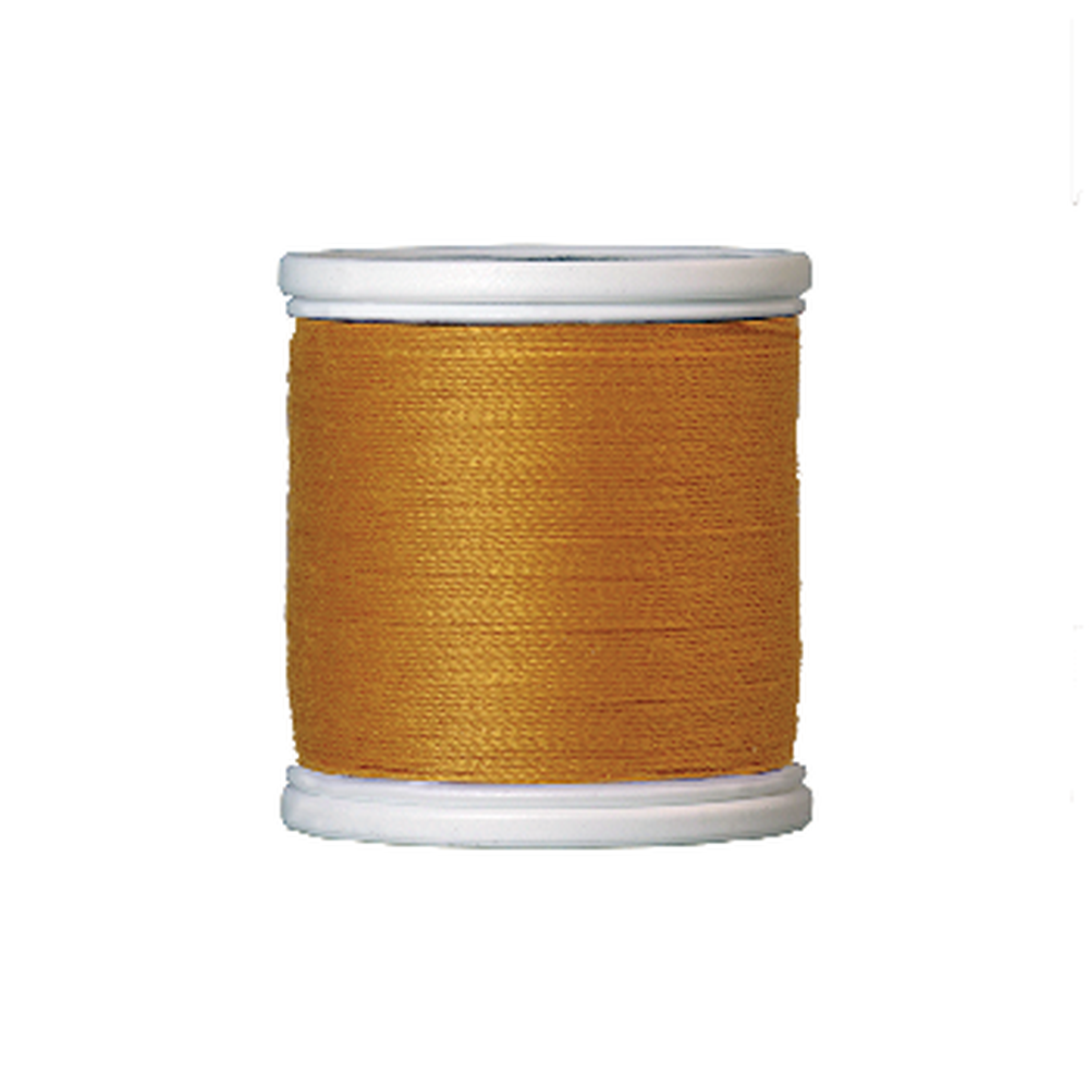 Mettler embroidery thread spool in Gold (0118) - 24/2 125m