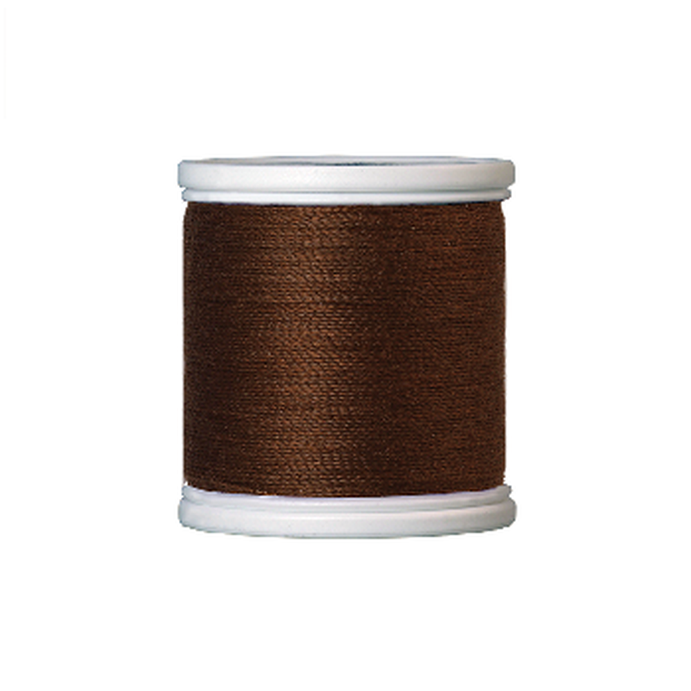 Mettler embroidery thread spool in Pecan (1223) - 24/2 125m