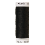 Mettler embroidery thread spool in Black (4000) - 24/2 30m