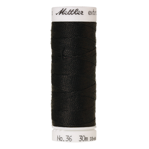 Mettler embroidery thread spool in Black (4000) - 24/2 30m