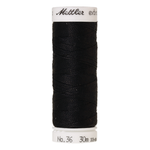 Mettler embroidery thread spool in Carbon (0822) - 24/2 30m