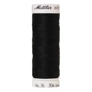 Mettler embroidery thread spool in Carbon (0822) - 24/2 30m