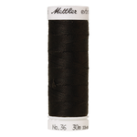Mettler embroidery thread spool in Ebony (1050) - 24/2 30m