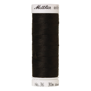 Mettler embroidery thread spool in Ebony (1050) - 24/2 30m