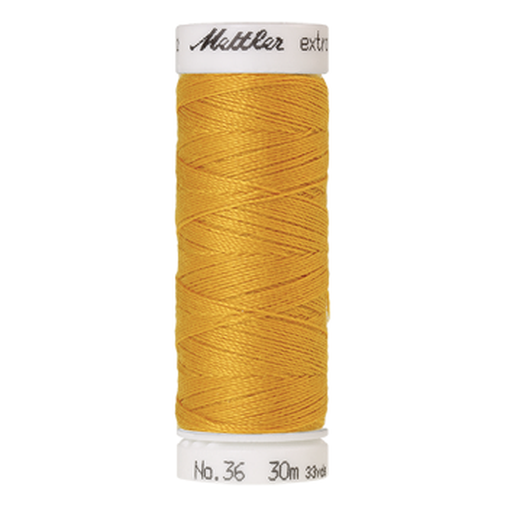 Mettler embroidery thread spool in Gold (0118) - 24/2 30m