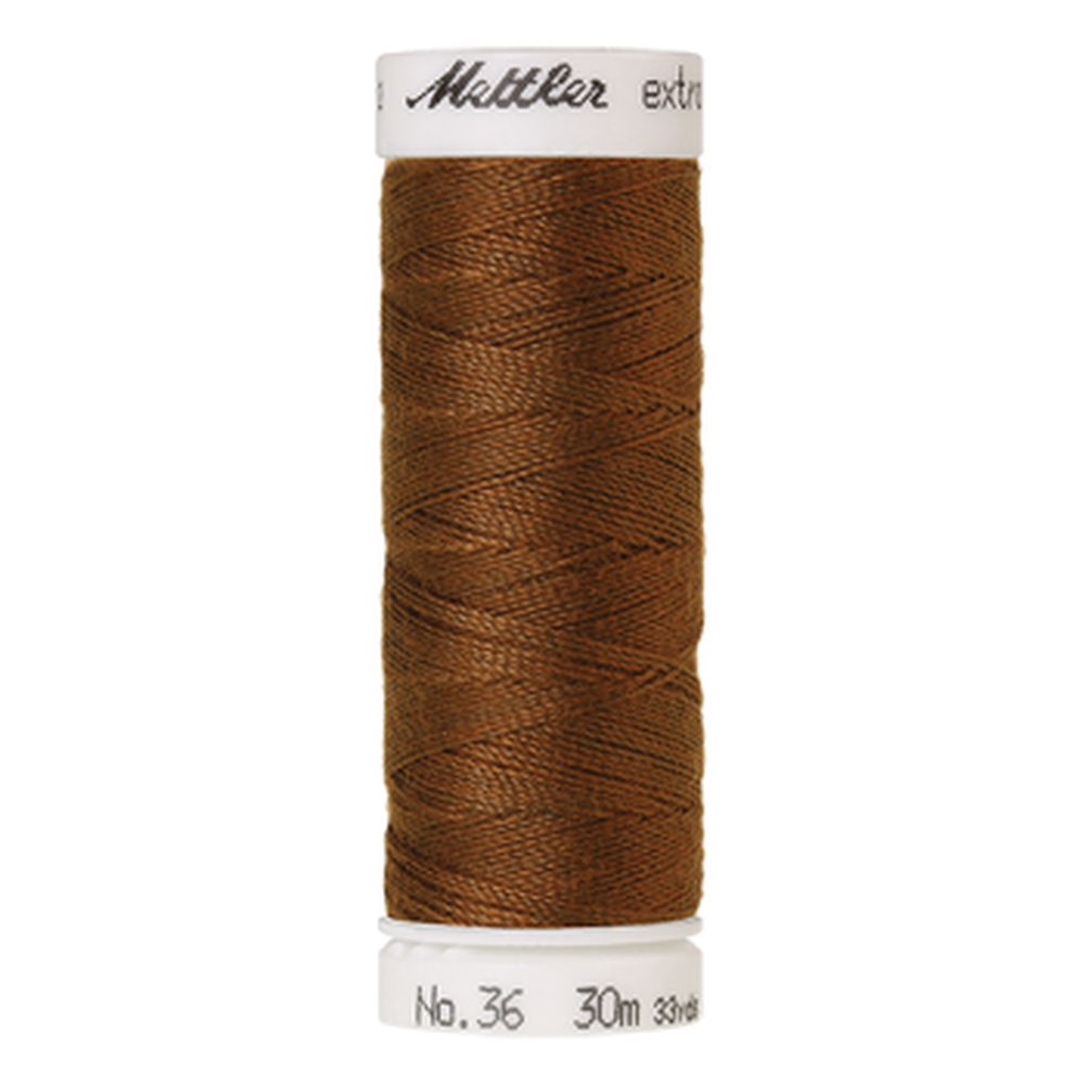 Mettler embroidery thread spool in Pecan (1223) - 24/2 30m