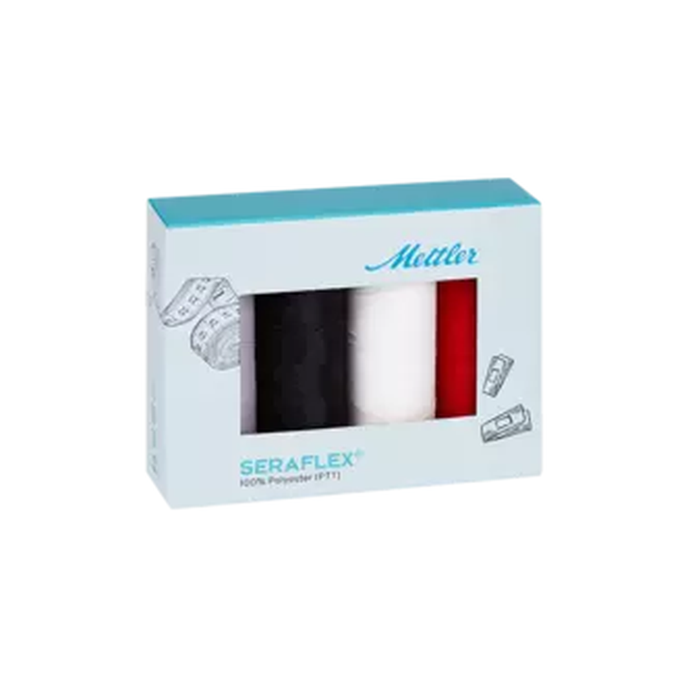 Mettler 4-spool thread gift pack - assorted colour set