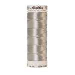 Mettler metallic embroidery thread spool in Antique Silver (0511) - 40wt 100m