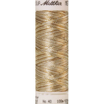 Mettler metallic embroidery thread spool in Gold and Silver (9924) - 40wt 100m