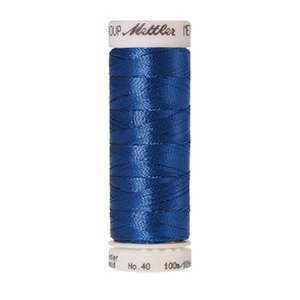 Mettler metallic embroidery thread spool in Sea Topas (3543) - 40wt 100m