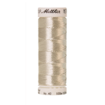 Mettler metallic embroidery thread spool in Silver (2701) - 40wt 100m