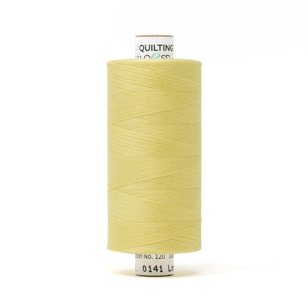 Mettler quilting thread spool in Daffodil (0141) - 50wt 1000m