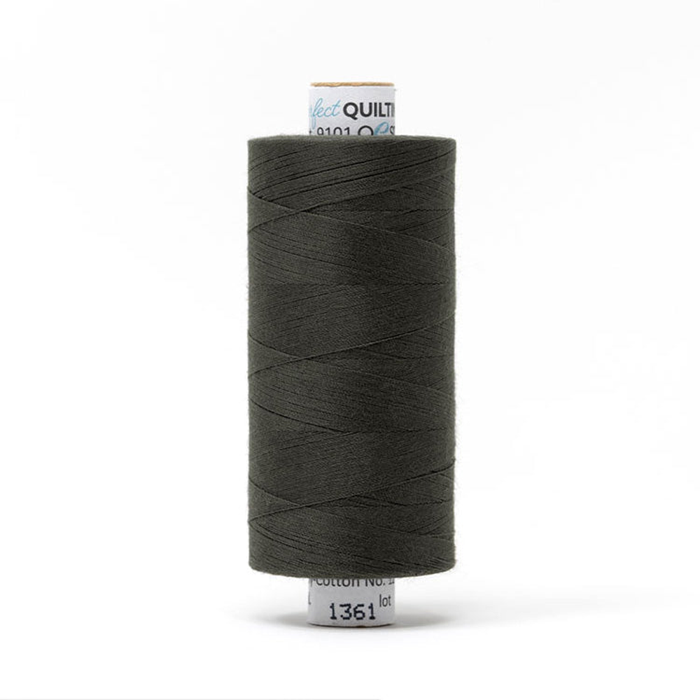 Mettler quilting thread spool in Dark Rain Cloud (1361) - 50wt 1000m