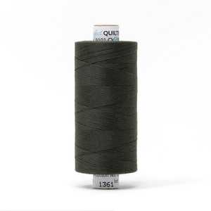 Mettler quilting thread spool in Dark Rain Cloud (1361) - 50wt 1000m