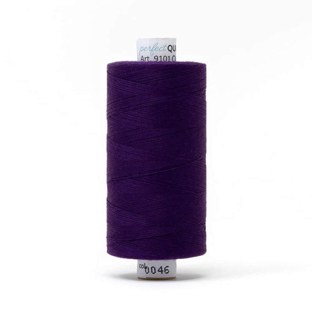 Mettler quilting thread spool in Deep Purple (0046) - 50wt 1000m
