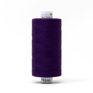 Mettler quilting thread spool in Deep Purple (0046) - 50wt 1000m